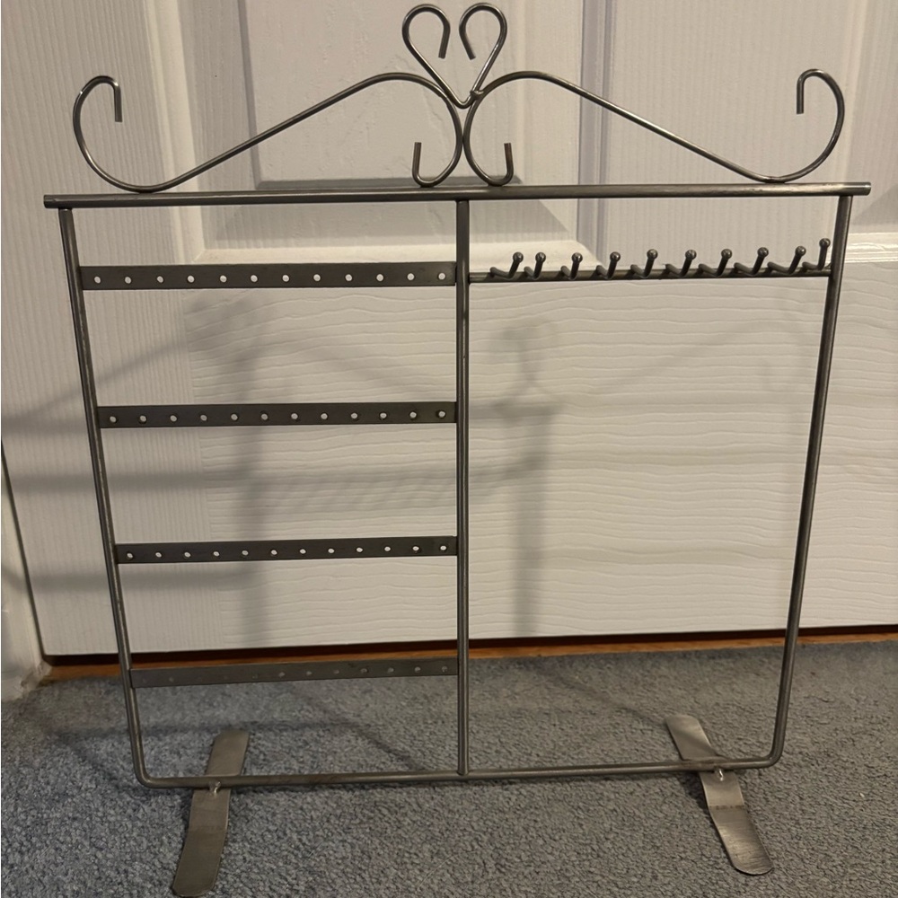 Heart Design Metal Jewelry Organizer